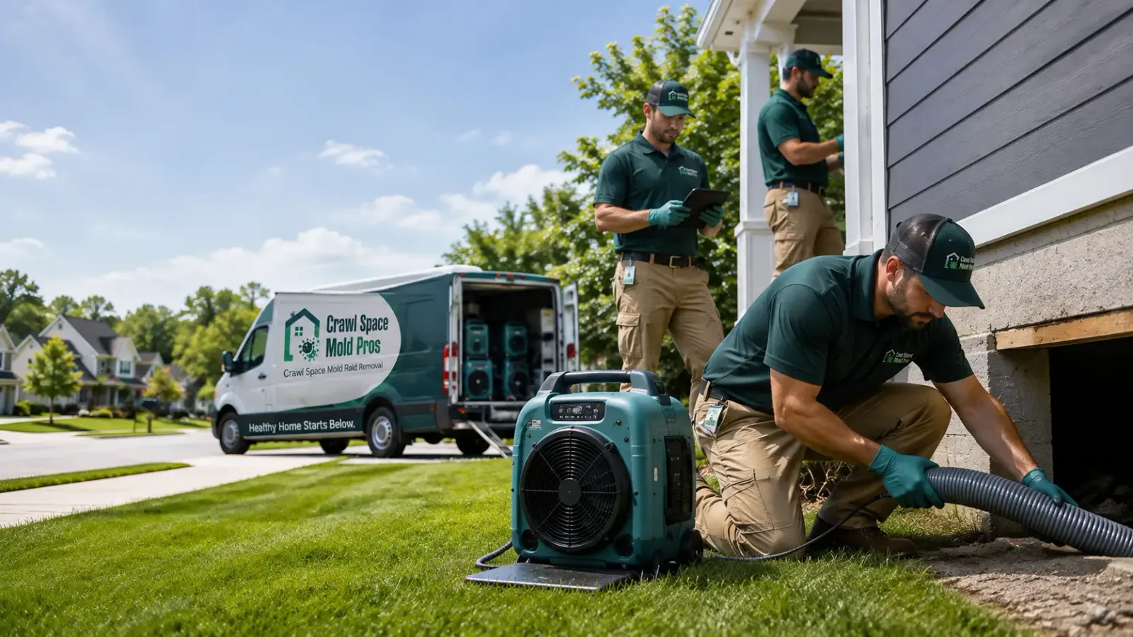 Crawl Space Mold Removal in Winnebago, NE
